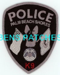 FLORIDA,PALM BEACH SHORES POLICE K-9 SUBDUED 1